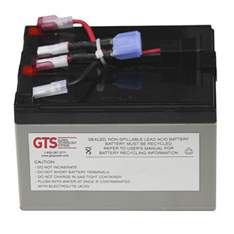 Global Technology Systems UPS replacement battery for APC RBC48